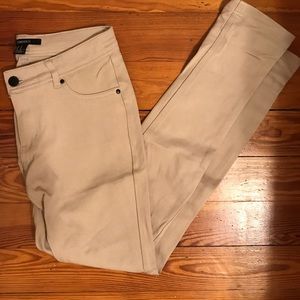 Khaki color stretchy pants